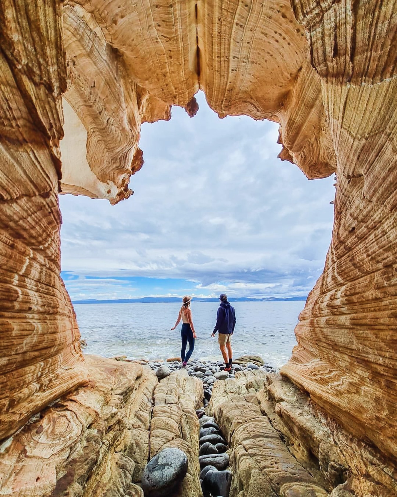 Painted Cliffs on Maria Island